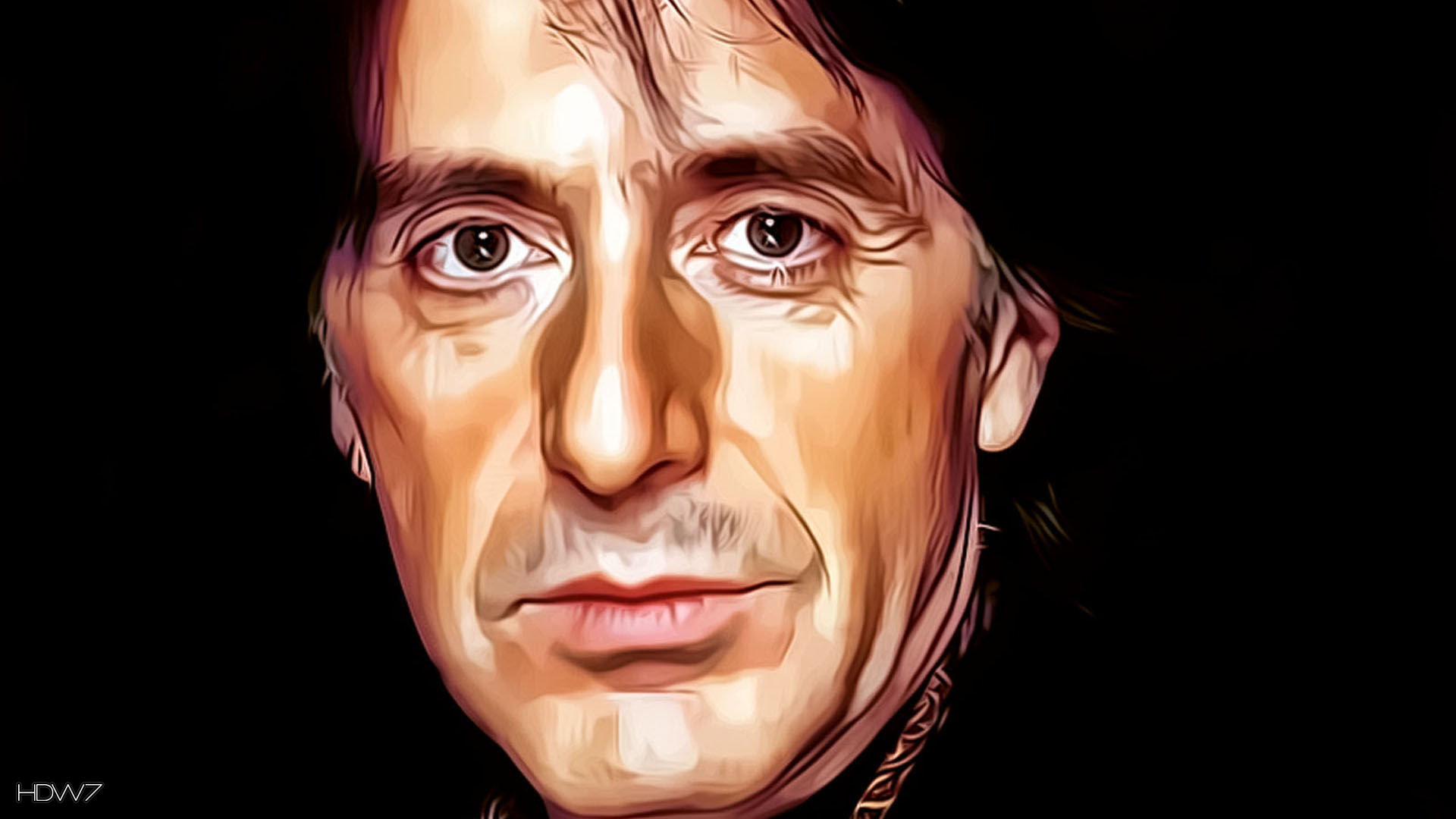 Al Pacino Painting - Pacino - HD Wallpaper 