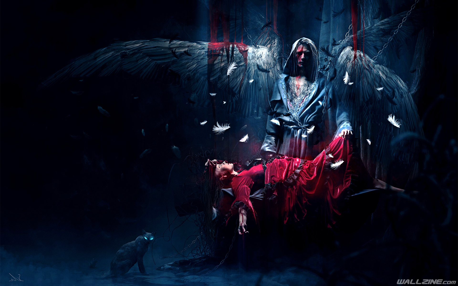 Sad Angel New - HD Wallpaper 