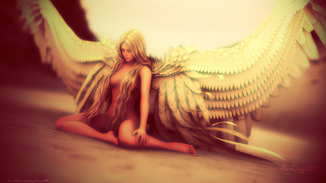 Nude Angel - HD Wallpaper 