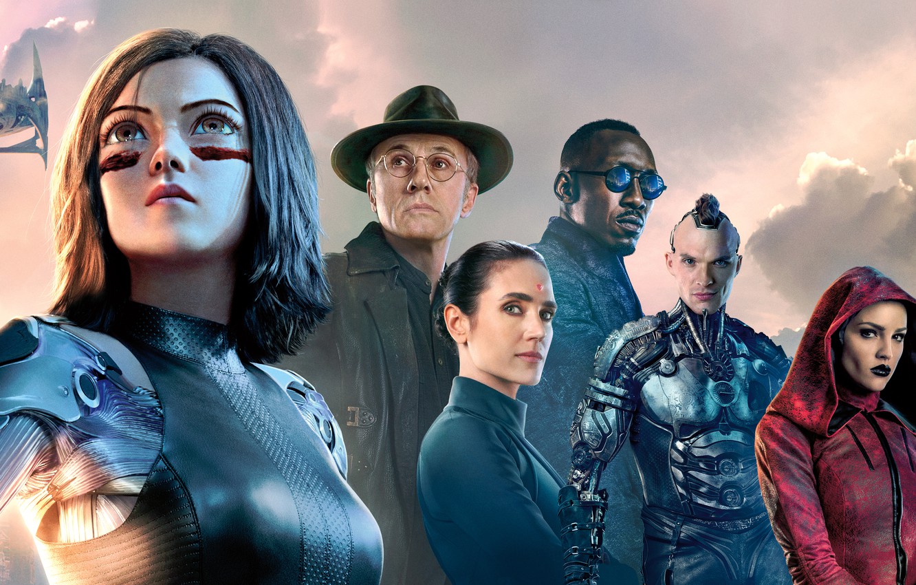 Photo Wallpaper City, Android, Action, Michelle Rodrigue, - Alita Battle Angel Cartoon - HD Wallpaper 