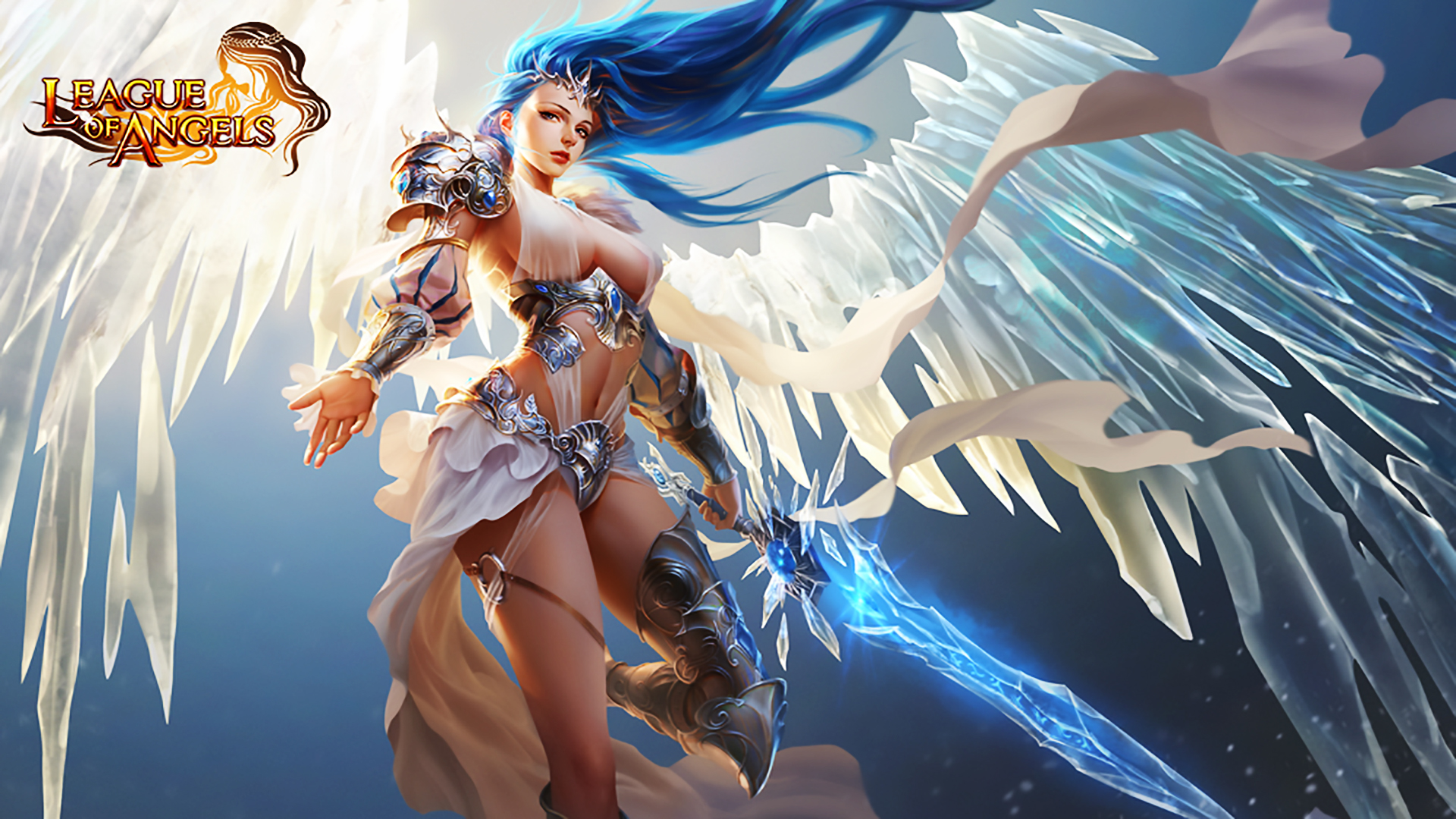 League Of Angels Wallpaper 053 Glacia - League Of Angels - HD Wallpaper 
