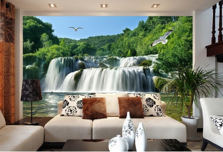 Nature Scene Wallpaper For Wall - HD Wallpaper 