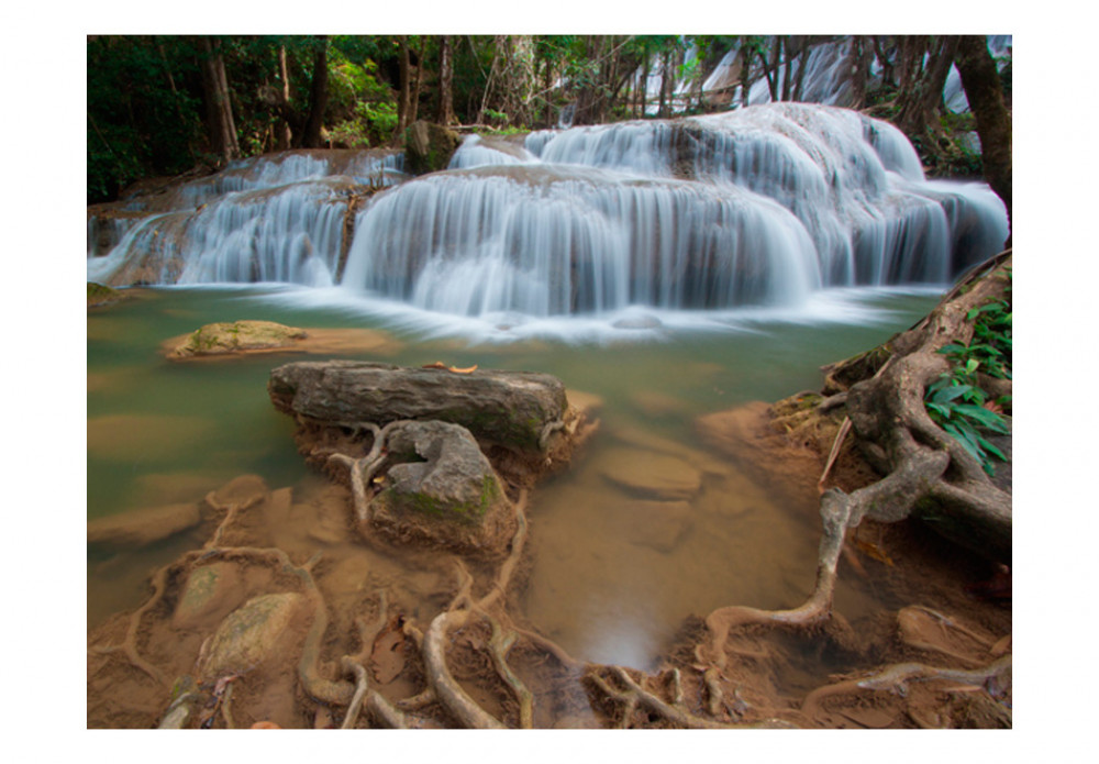 Wall Mural Pha Tad Waterfall, Thailand 60029 Additionalimage - Waterfall - HD Wallpaper 