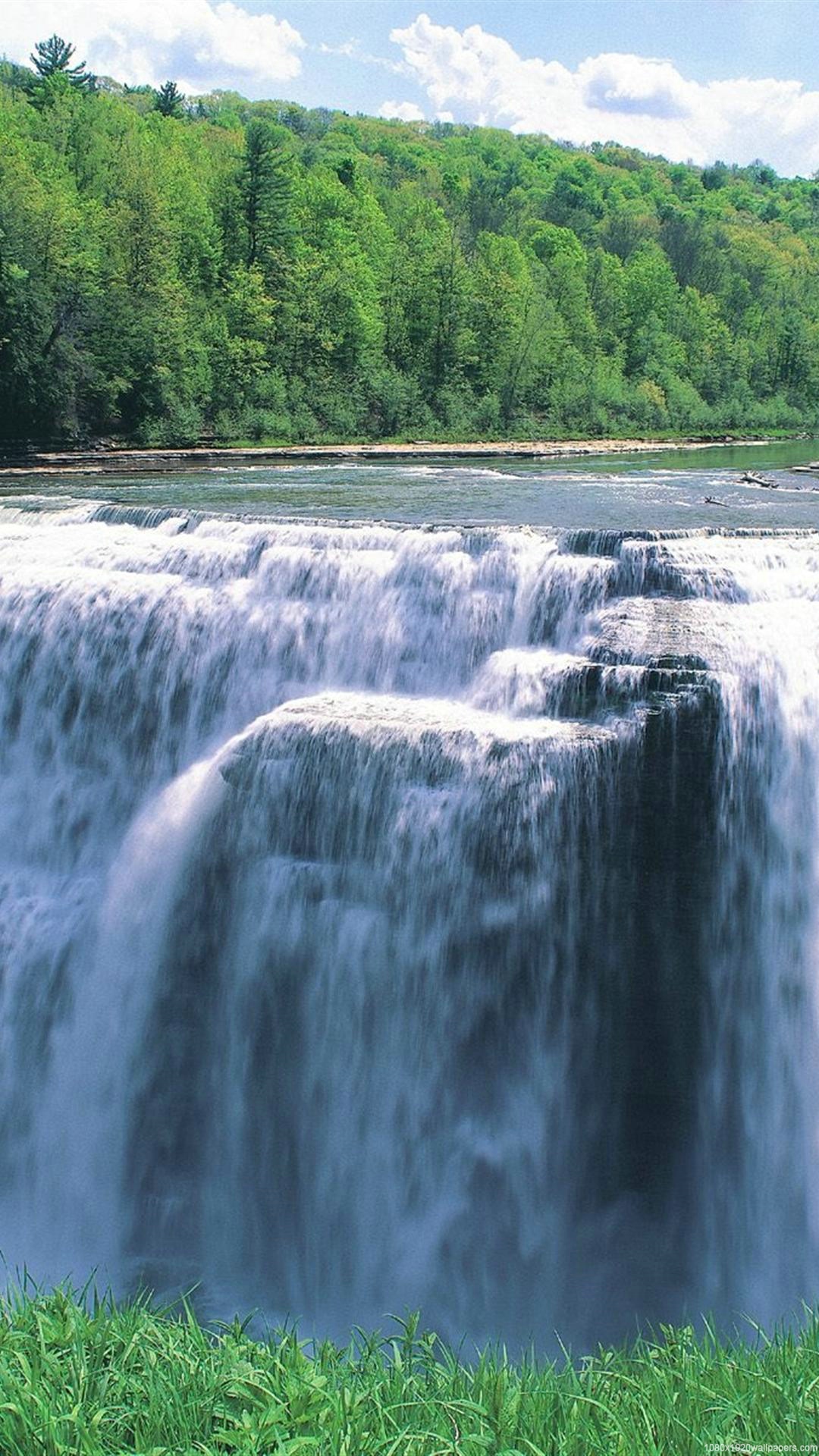 Waterfall New York Nature Park Wallpapers Hd - Letchworth State Park - HD Wallpaper 