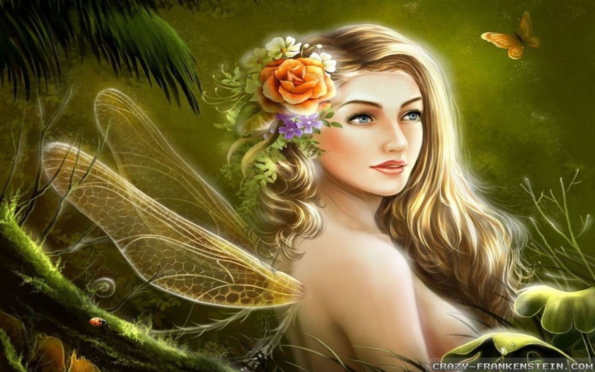 Pretty Fairy Wallpapers Desktop - Beautiful Wallpaper Fairy - HD Wallpaper 
