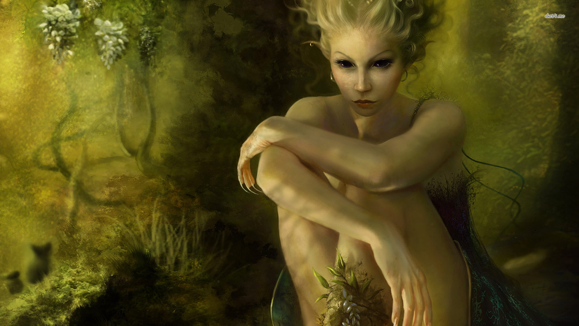 Elf Fantasy Art - HD Wallpaper 