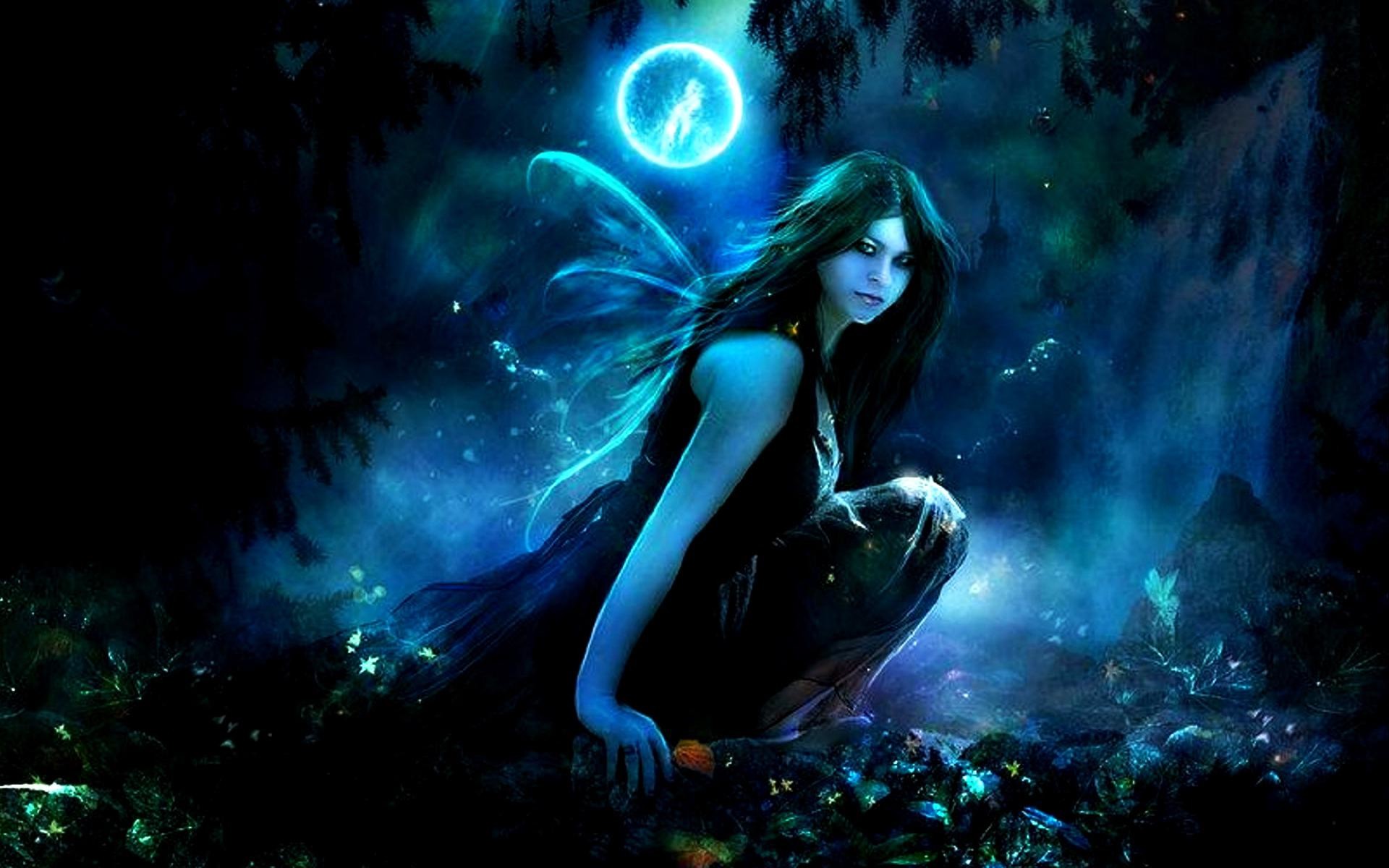 Dark Fairy - HD Wallpaper 