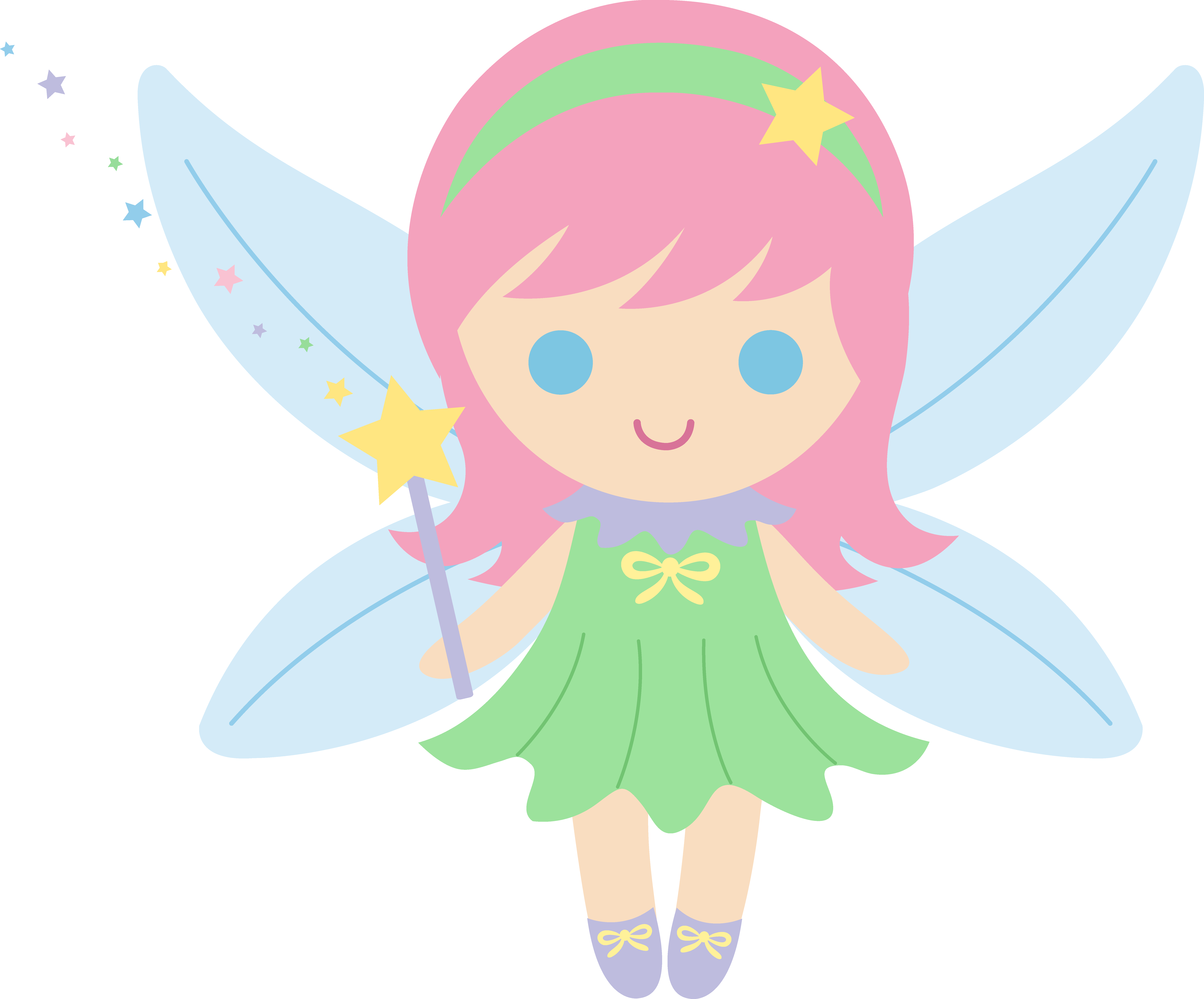 Cartoon Fairy Pictures - Cartoon Fairy Clipart Cute - HD Wallpaper 