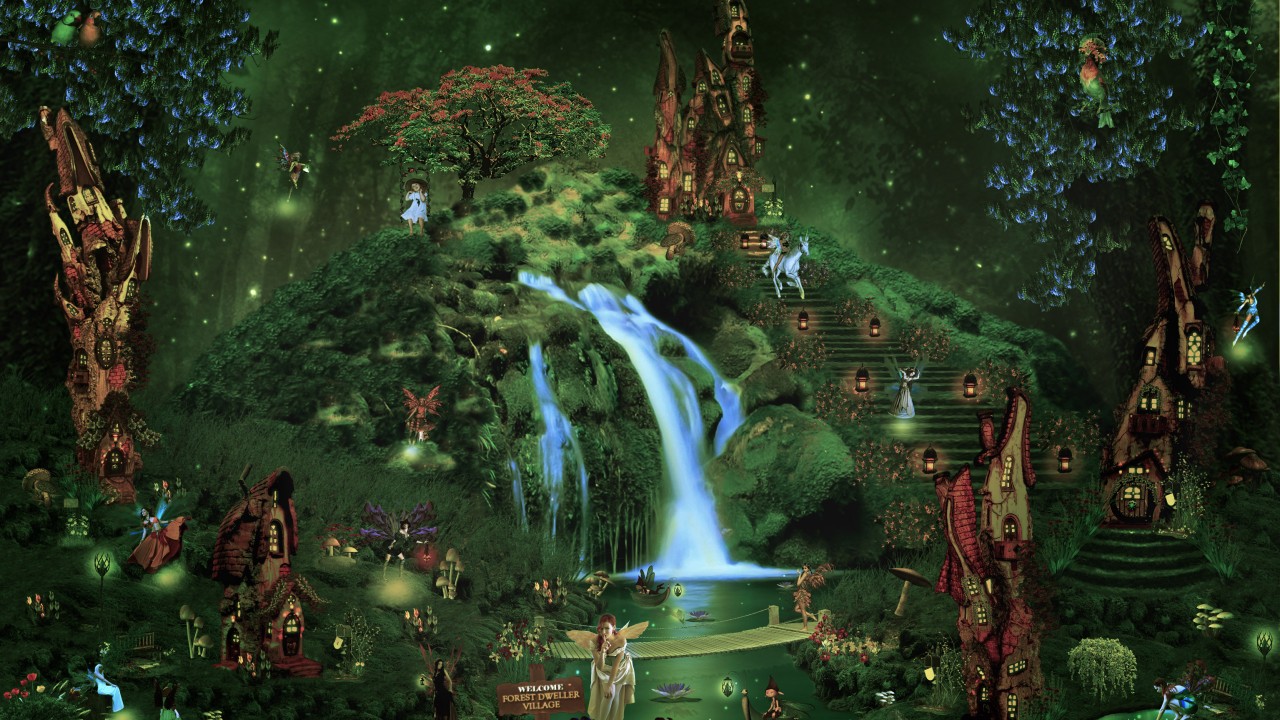 Fairies Forest - HD Wallpaper 