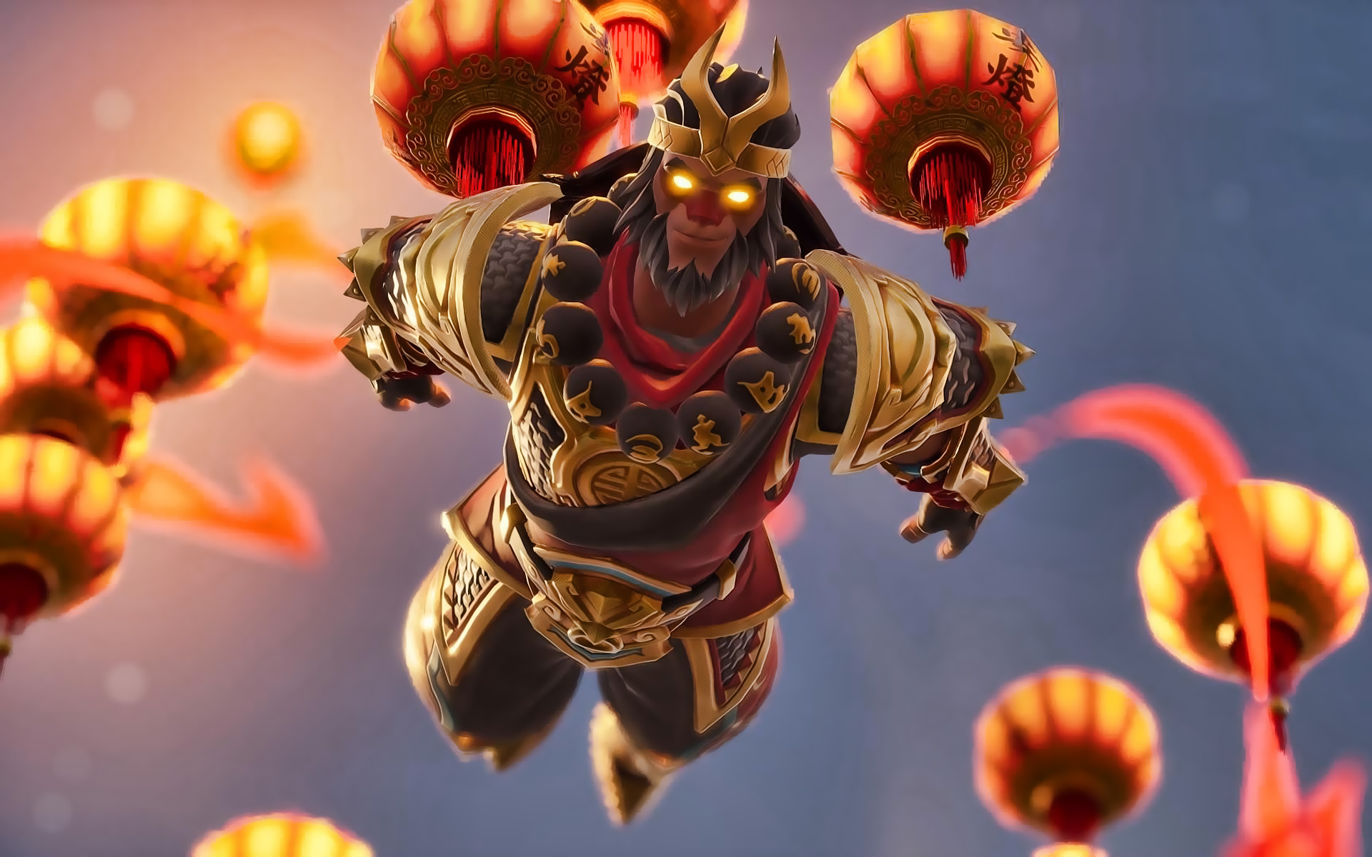 Wukong, Fairy-lights, Fortnite Battle Royale, Ninja, - Fortnite Wukong Wallpaper Hd - HD Wallpaper 