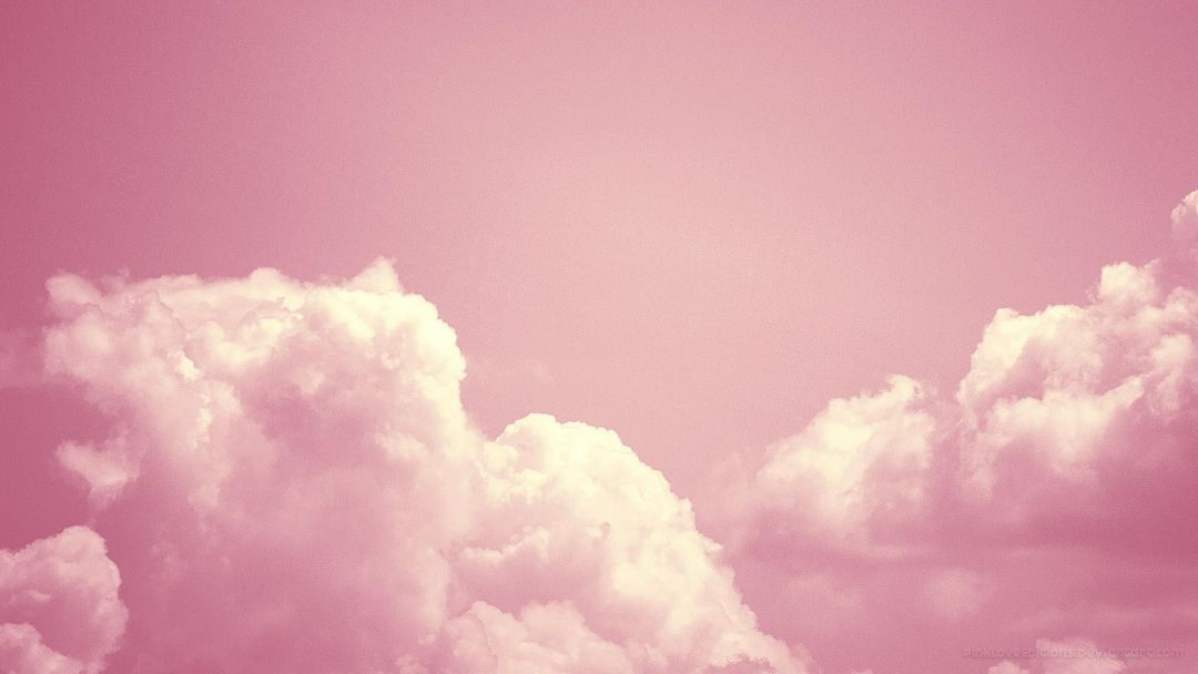 Clouds Aesthetic Tumblr Pink Clouds Wallpaper Desktop 1080x608 Wallpaper Teahub Io