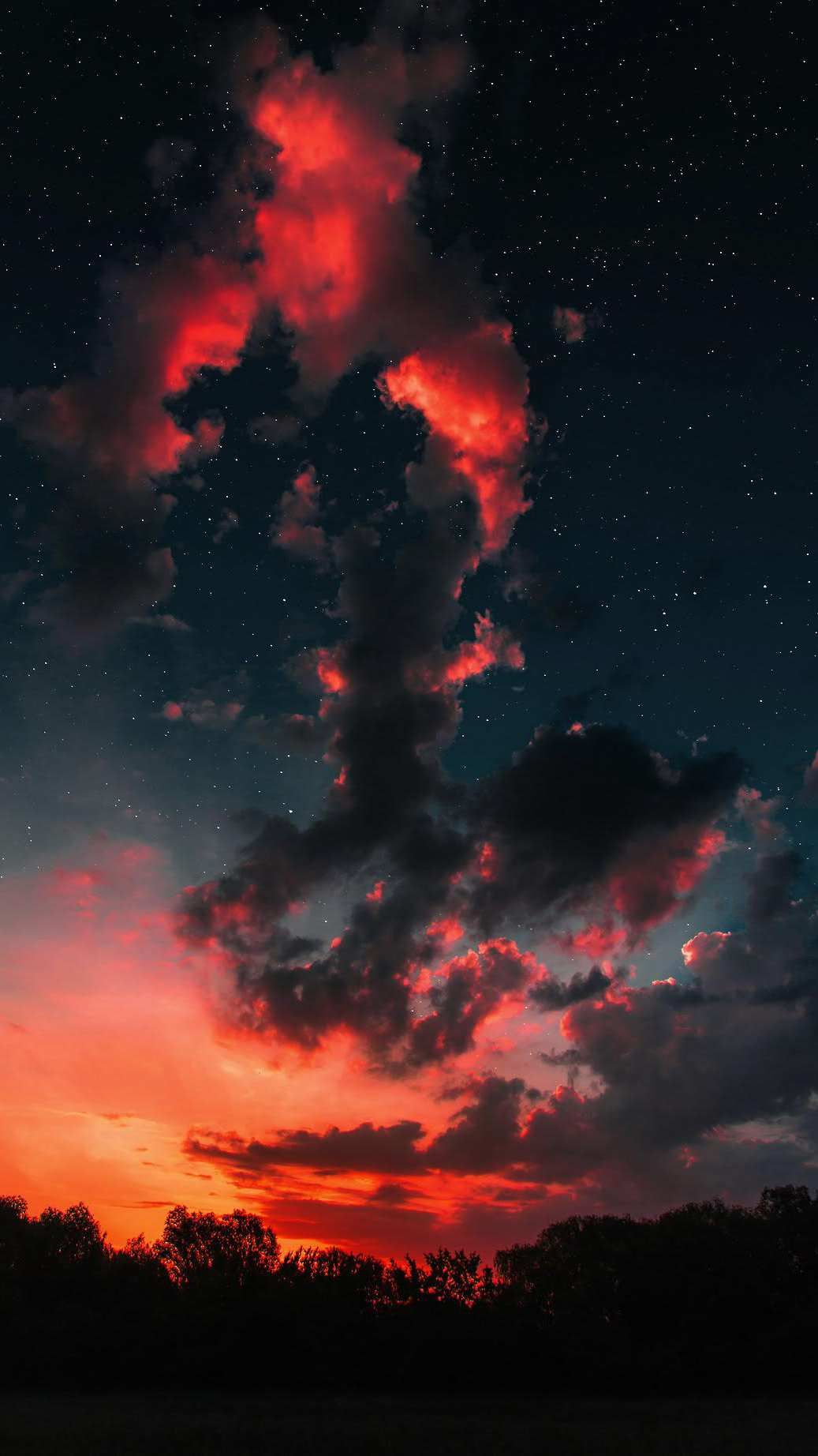 Iphone Sunset Clouds - HD Wallpaper 
