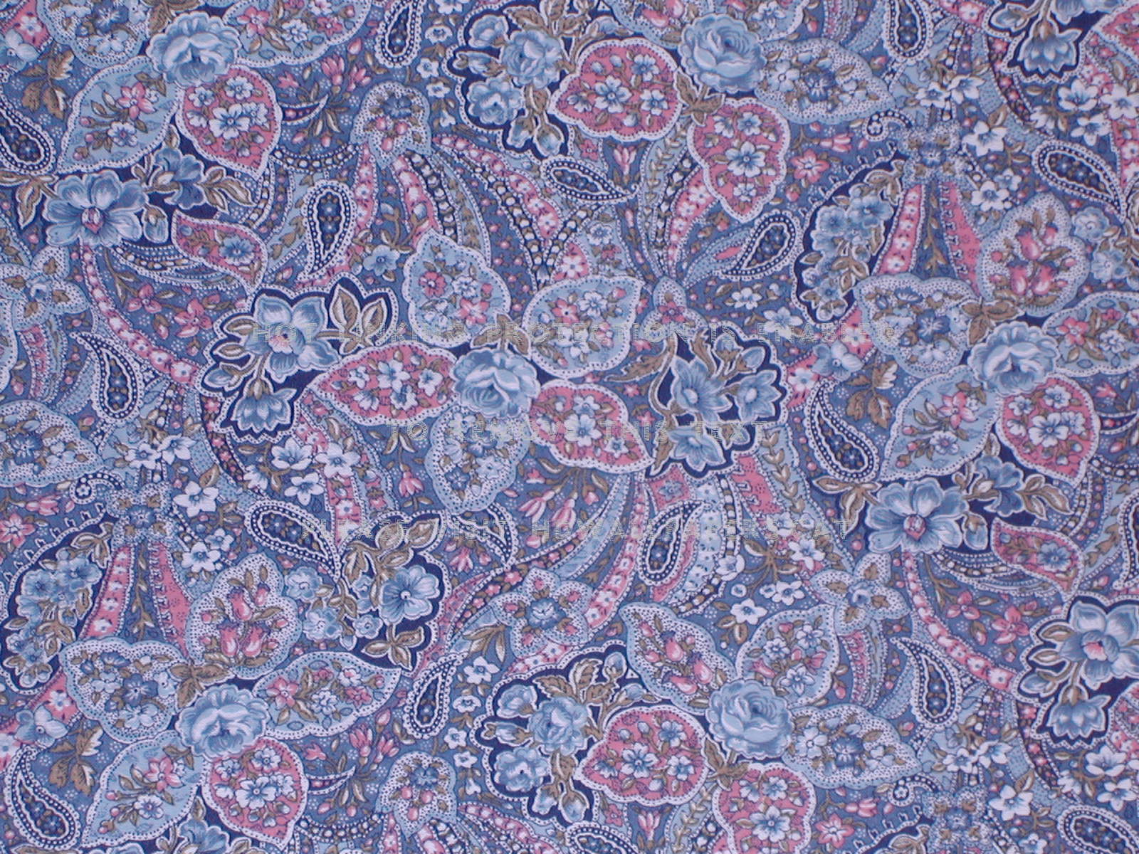 Blue Paisley Pattern Girly Purple Pink Cute - Motif - HD Wallpaper 