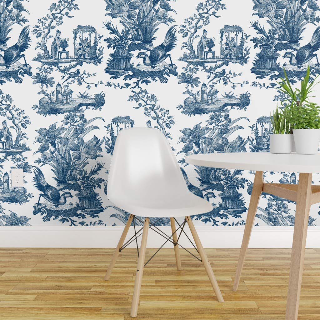 Black And White Chinoiserie Toile Fabric 1024x1024 Wallpaper teahub.io