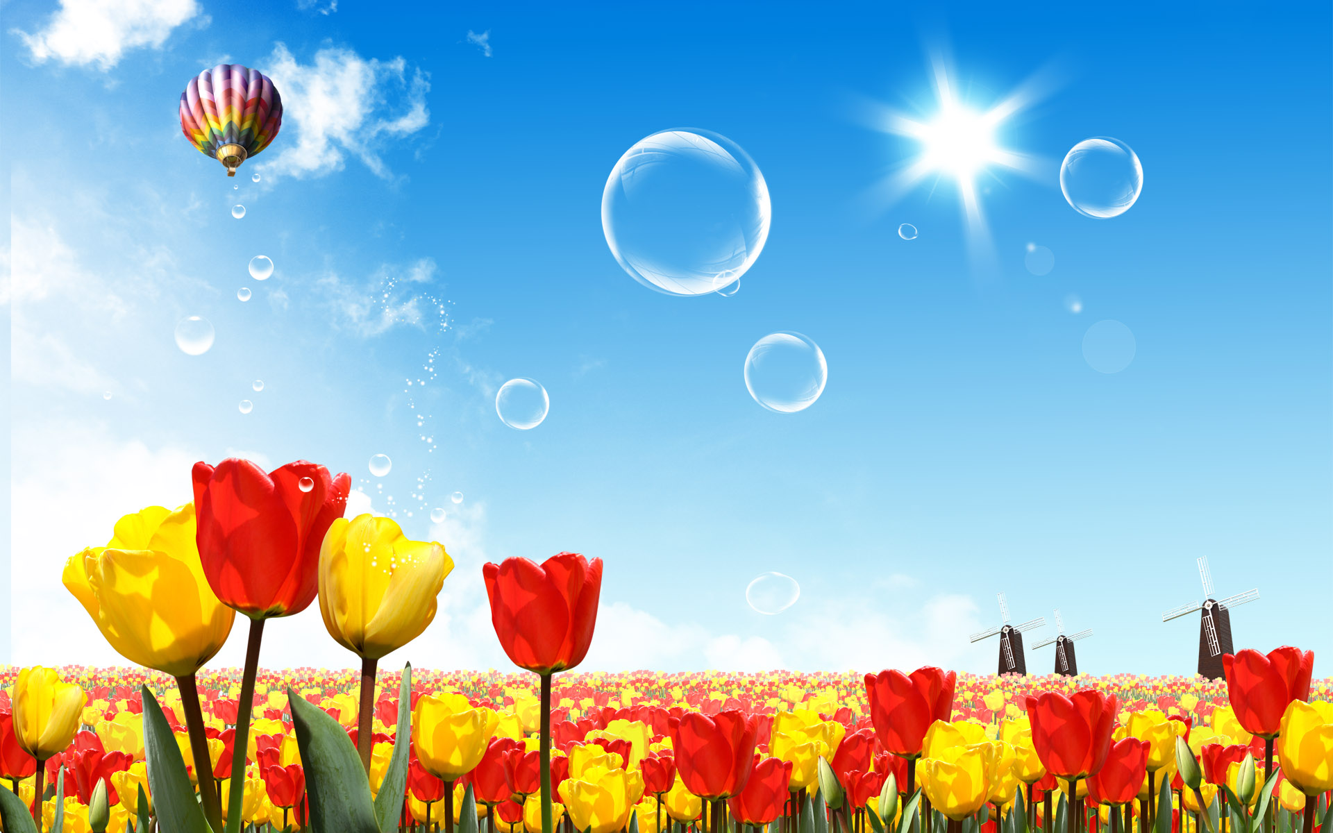 Fantasy World Of Flowers9684712493 - Most Beautiful Screen Savers - HD Wallpaper 