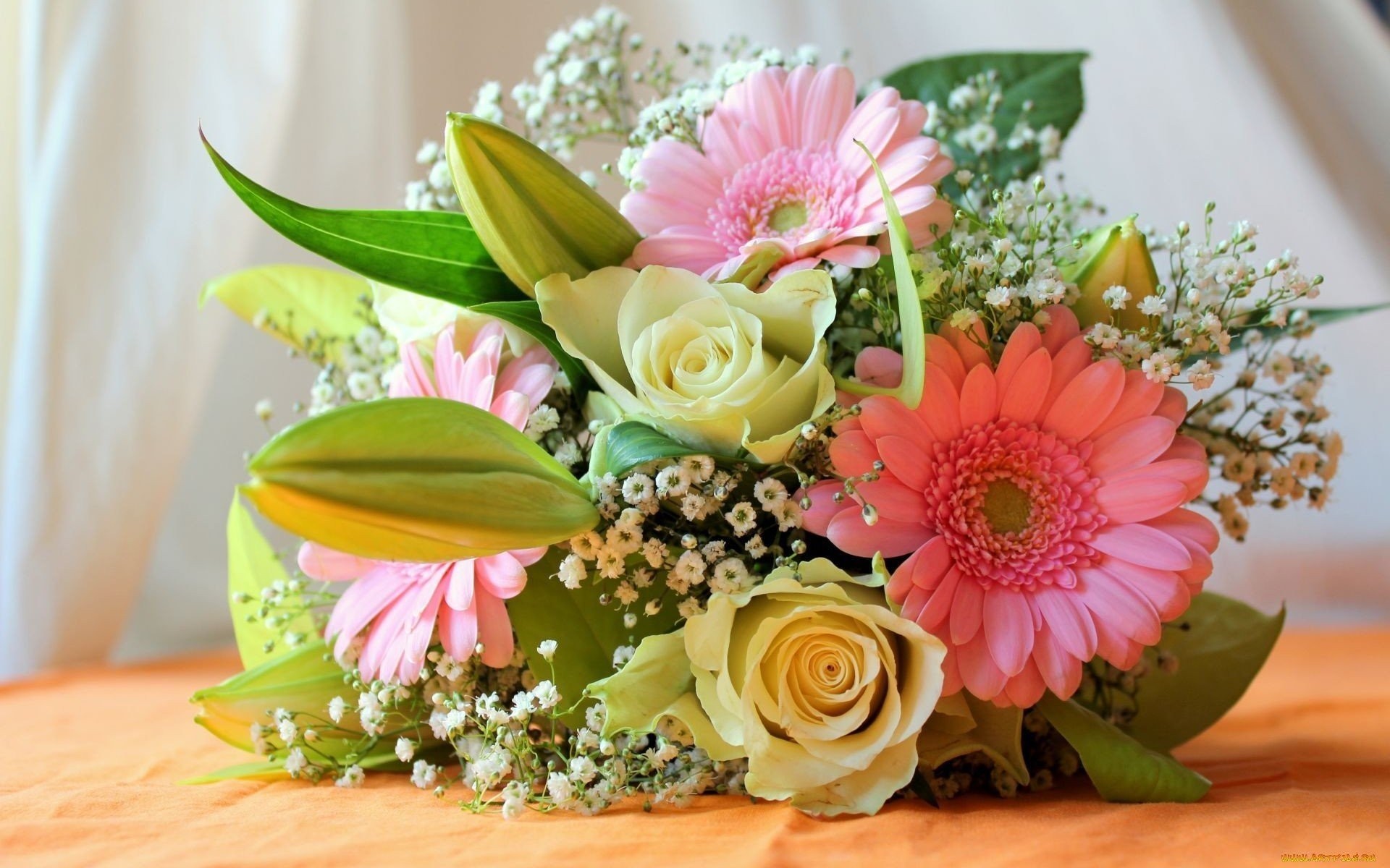 Flowers Bouquet - HD Wallpaper 