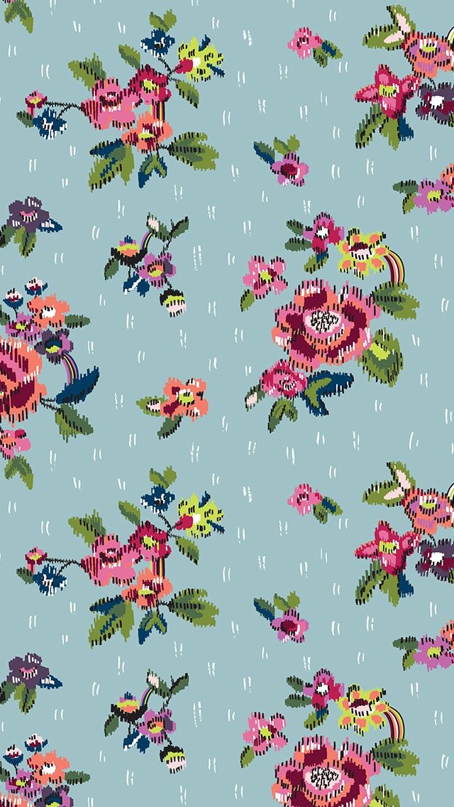 Vera Bradley Water Bouquet Pattern - HD Wallpaper 