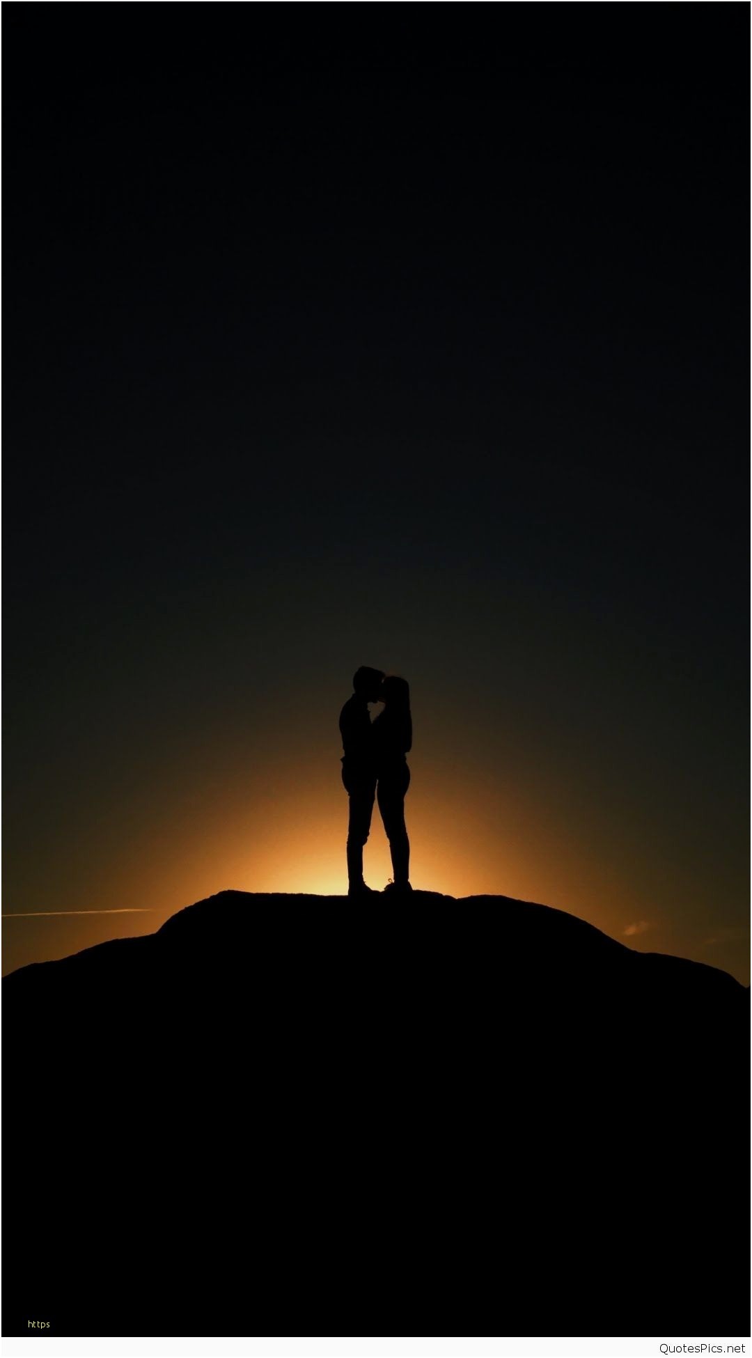 Wallpaper For Mobile Lovely Download Cute Love Wallpapers - Silhouette - HD Wallpaper 