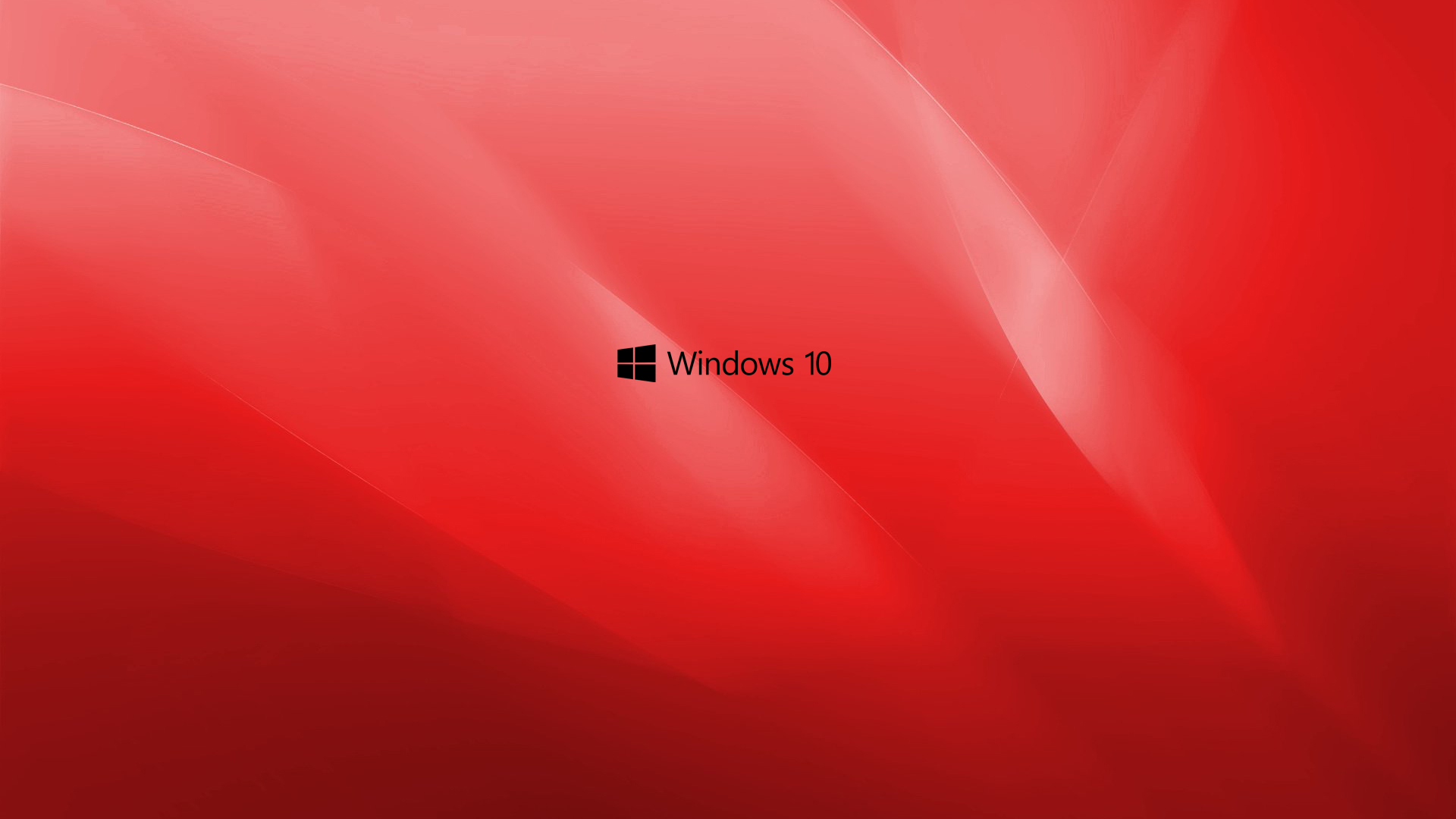 Windows 10 Backgrounds Red - HD Wallpaper 