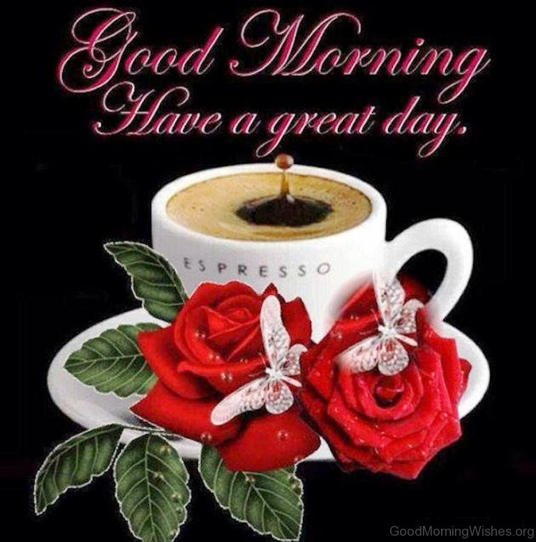 Lovely Pic Of Good Morning - Good Morning Roses Quotes - HD Wallpaper 