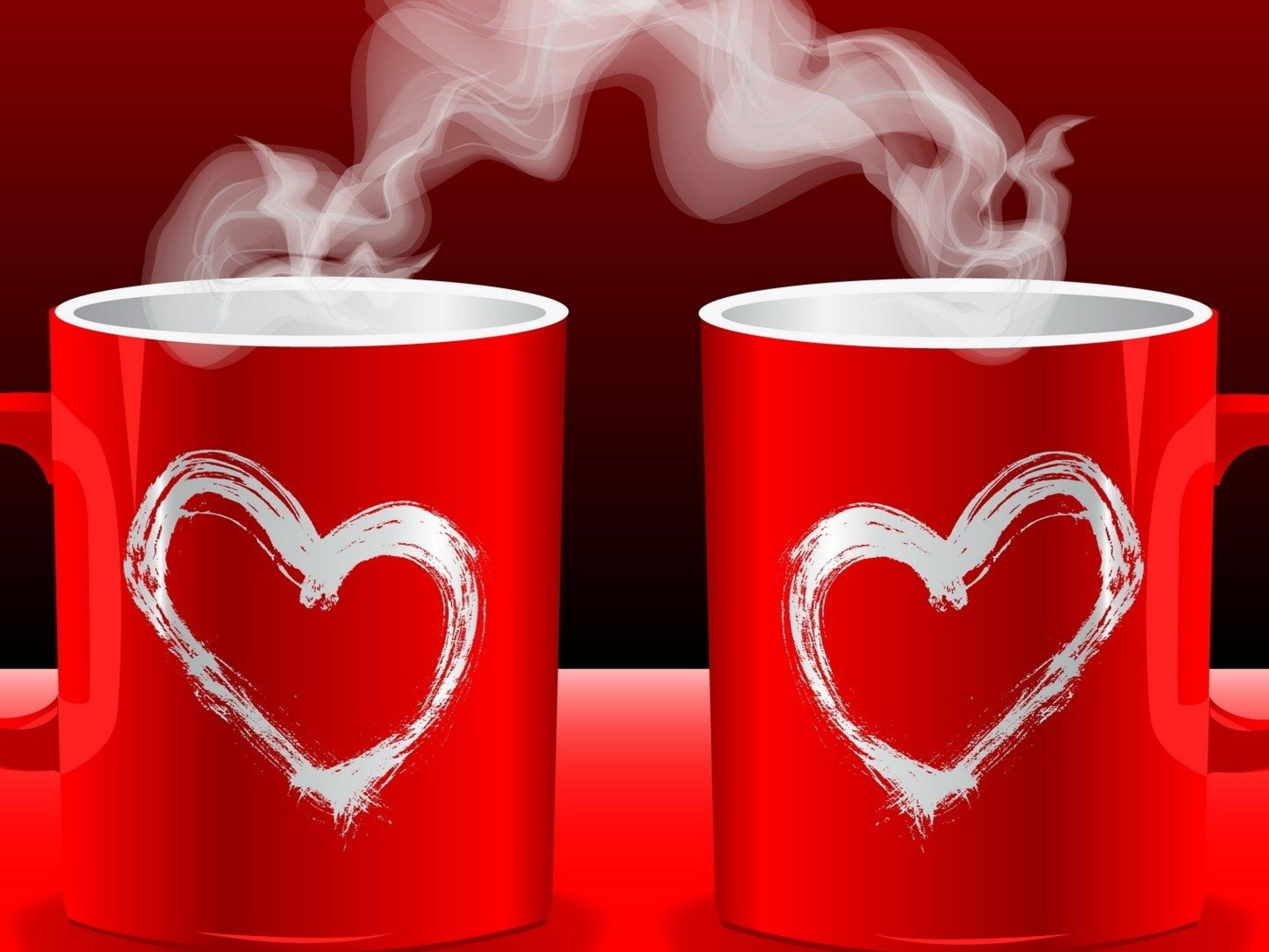 Love Coffee For Two - HD Wallpaper 