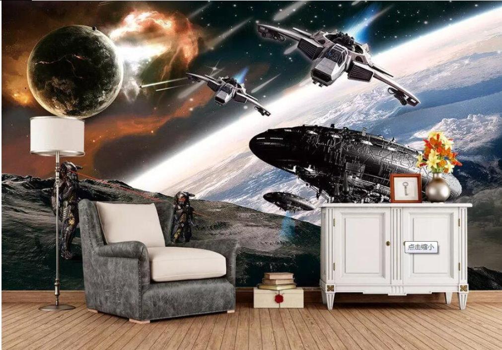 Dibujo De Star Wars En Pared - HD Wallpaper 