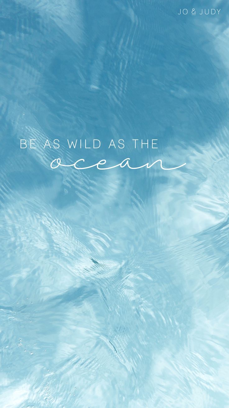 Ocean Wallpaper With Quotes - HD Wallpaper 