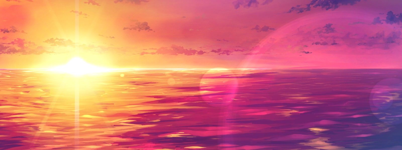 Pink Sunsets - Background For E Portfolio - HD Wallpaper 