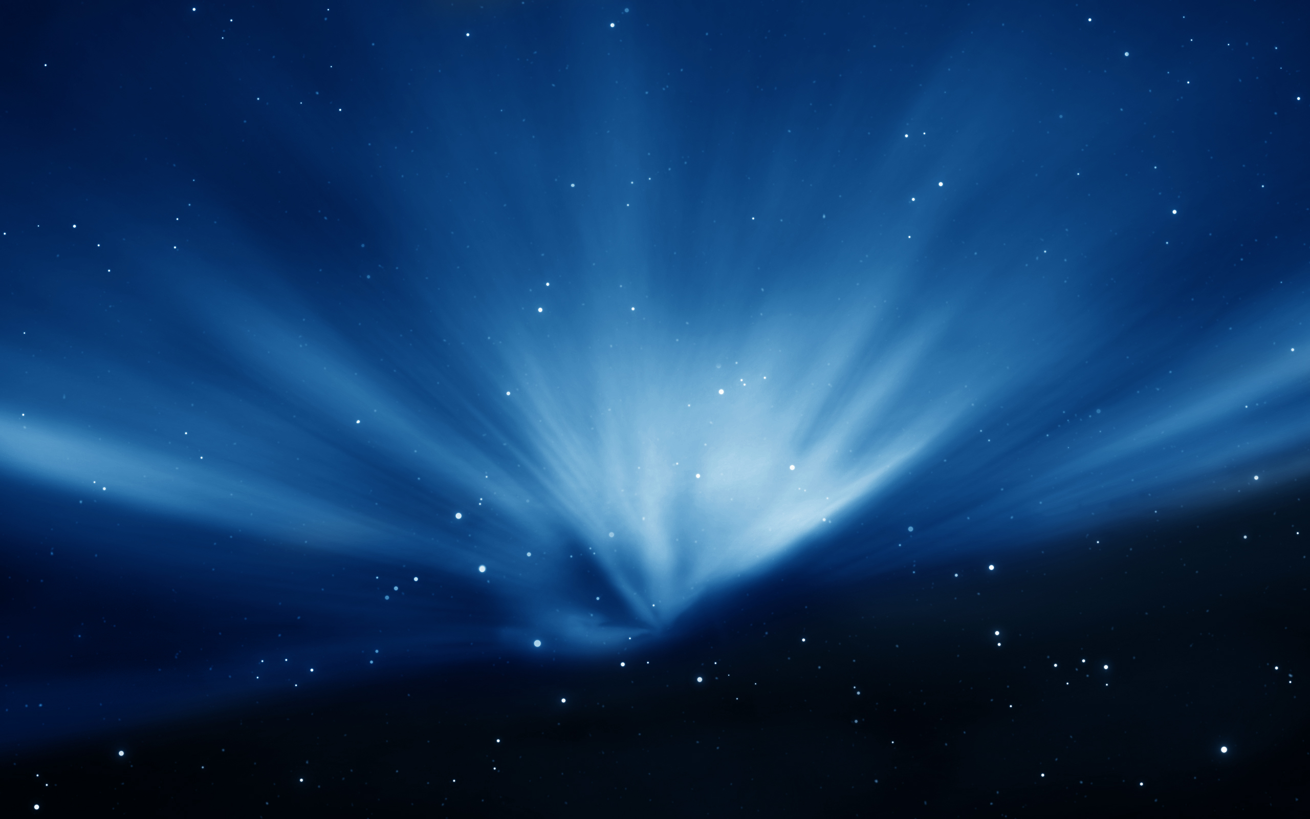 Apple Sky Blue Aurora - HD Wallpaper 