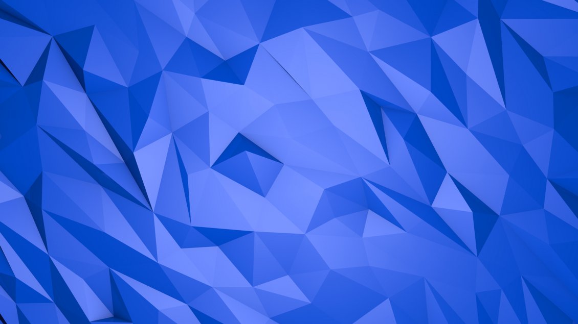 Download Wallpaper Abstract Blue Triangles - HD Wallpaper 