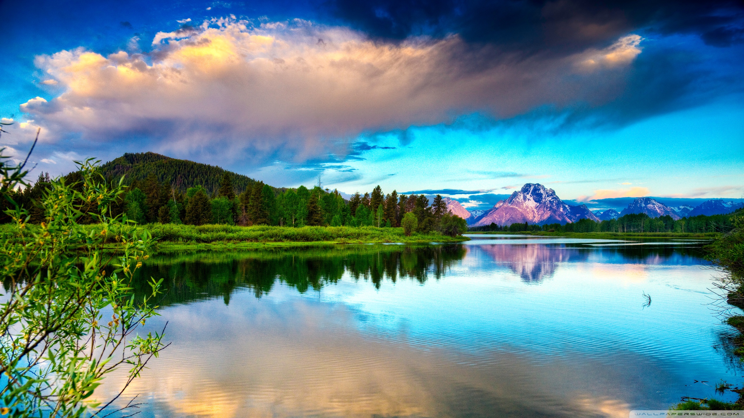 Landscape Oil Painting Nature - HD Wallpaper 