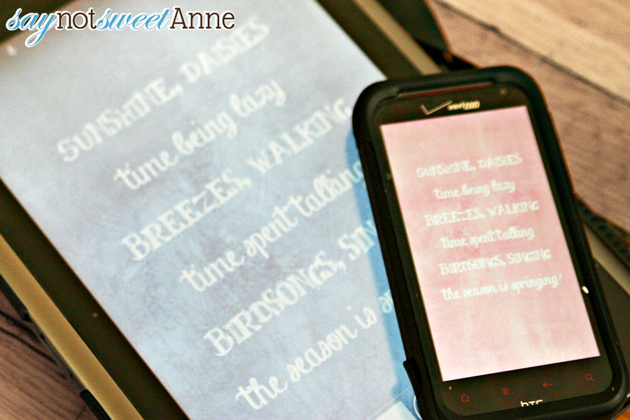 Spring Phone Background By Saynotsweetanne - Feature Phone - HD Wallpaper 