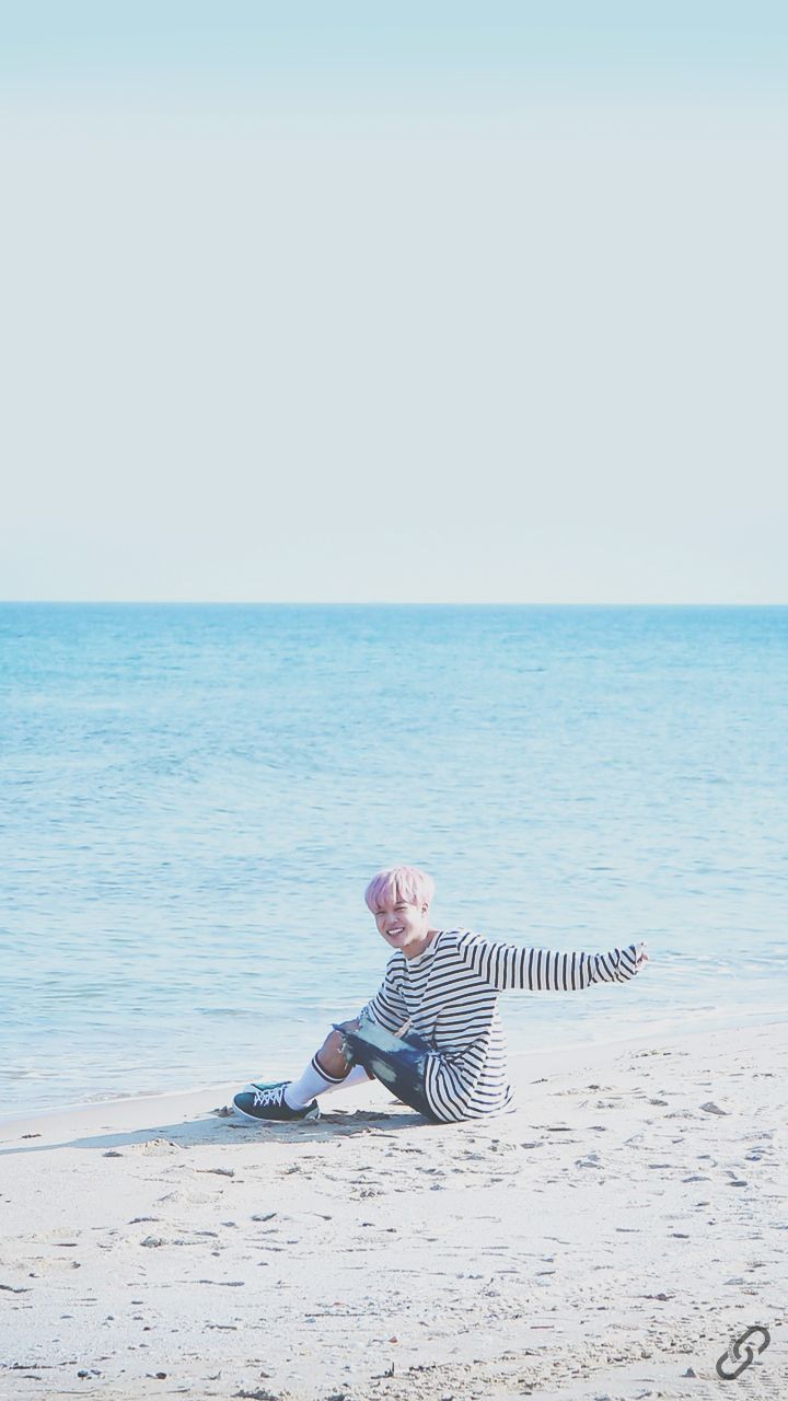 Do Park Jimin Na Praia - HD Wallpaper 