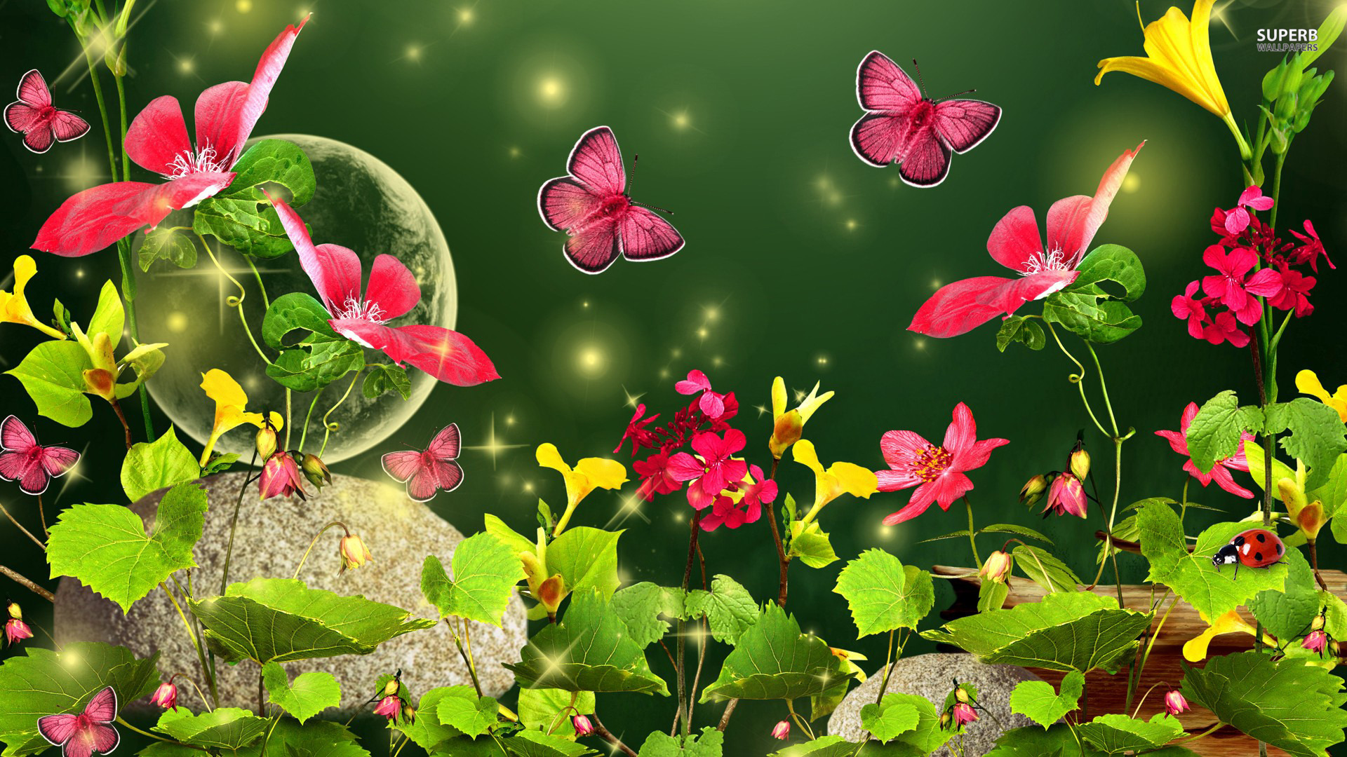 Spring Animal Wallpaper Pics Spring Butterfly Desktop - Recantodasborboletas Feliz Recanto Das Borboletas Bom - HD Wallpaper 