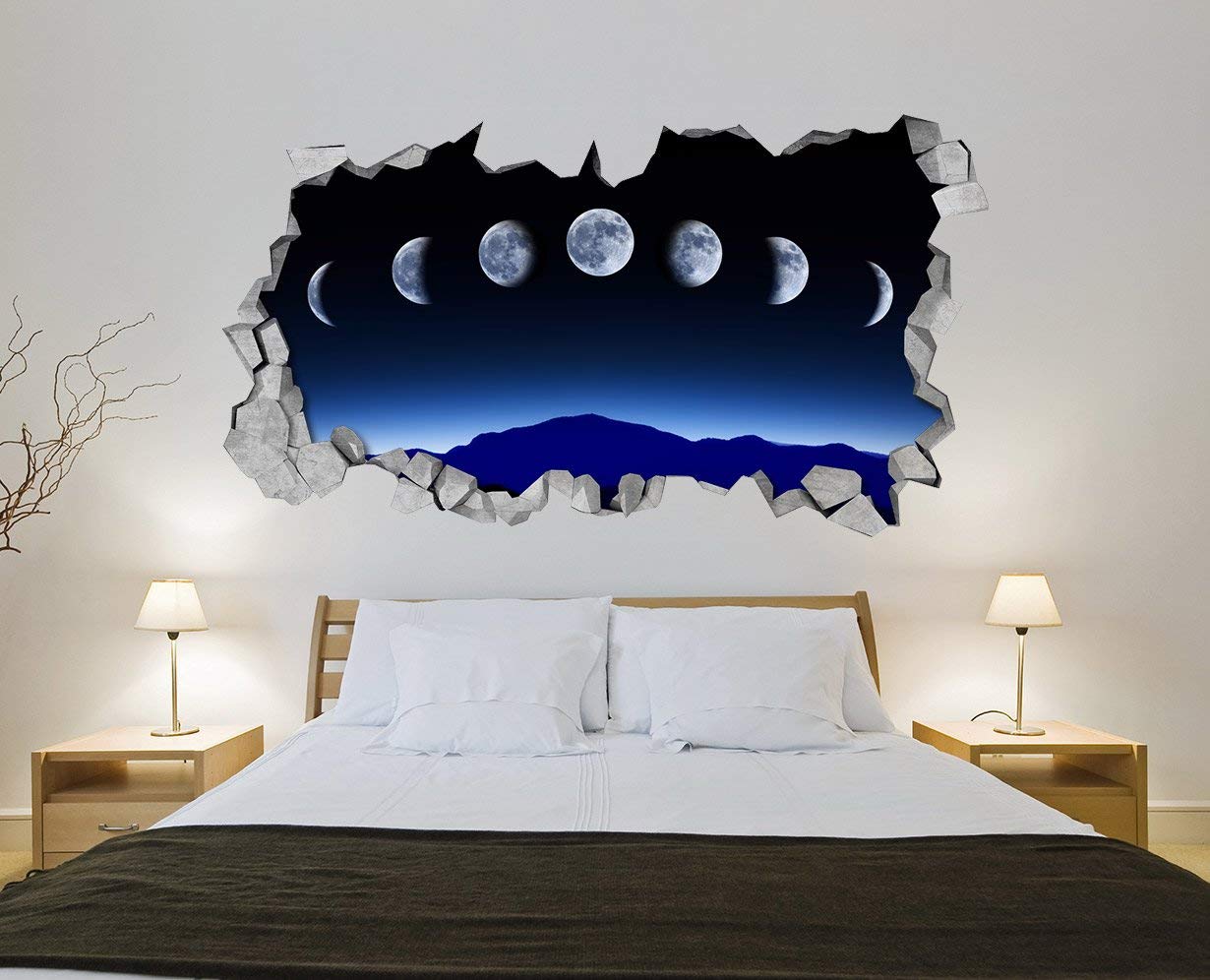 Bedroom Wall Stickers 3d - HD Wallpaper 