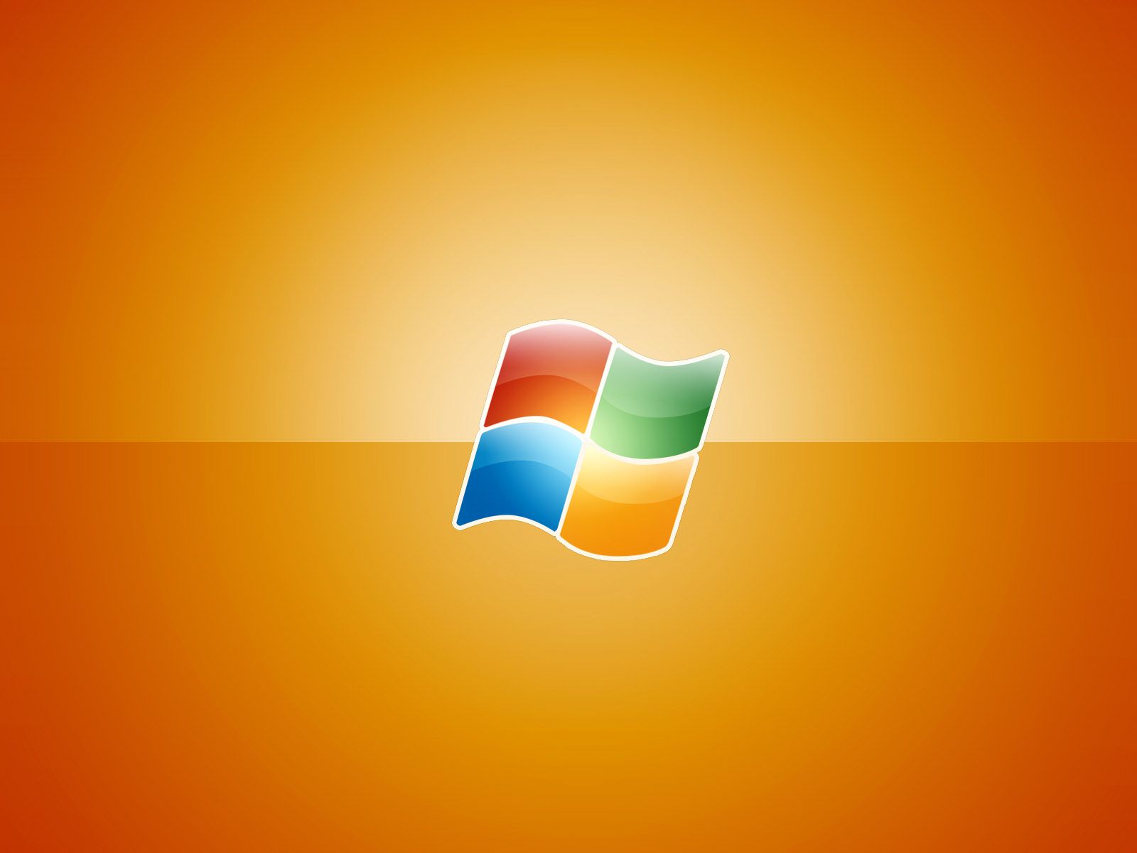 Yellow Windows Vista Logo Wallpaper Desktop Wallpaper - Windows Vista Logo - HD Wallpaper 