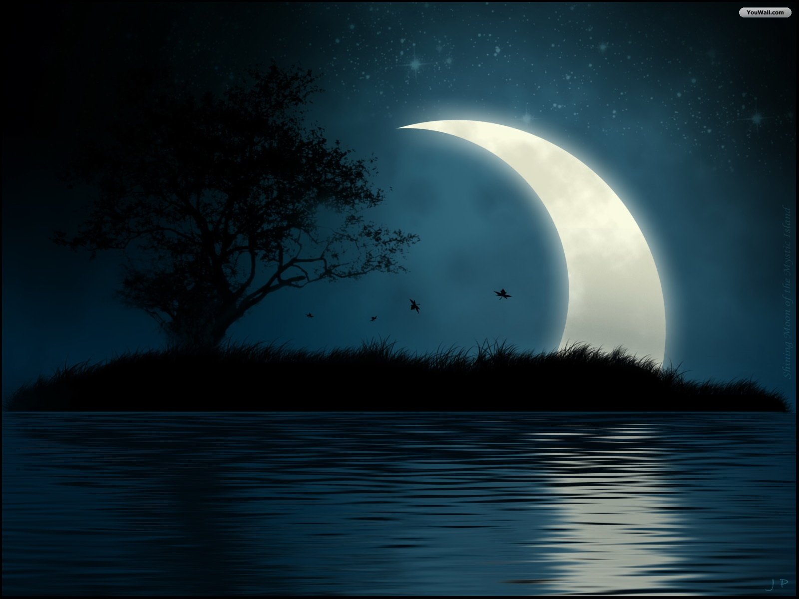 Hermosas Imágenes De La Luna - HD Wallpaper 