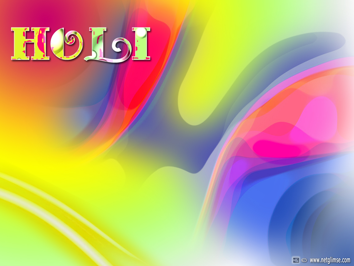 Colour Colorful Holi Background - HD Wallpaper 