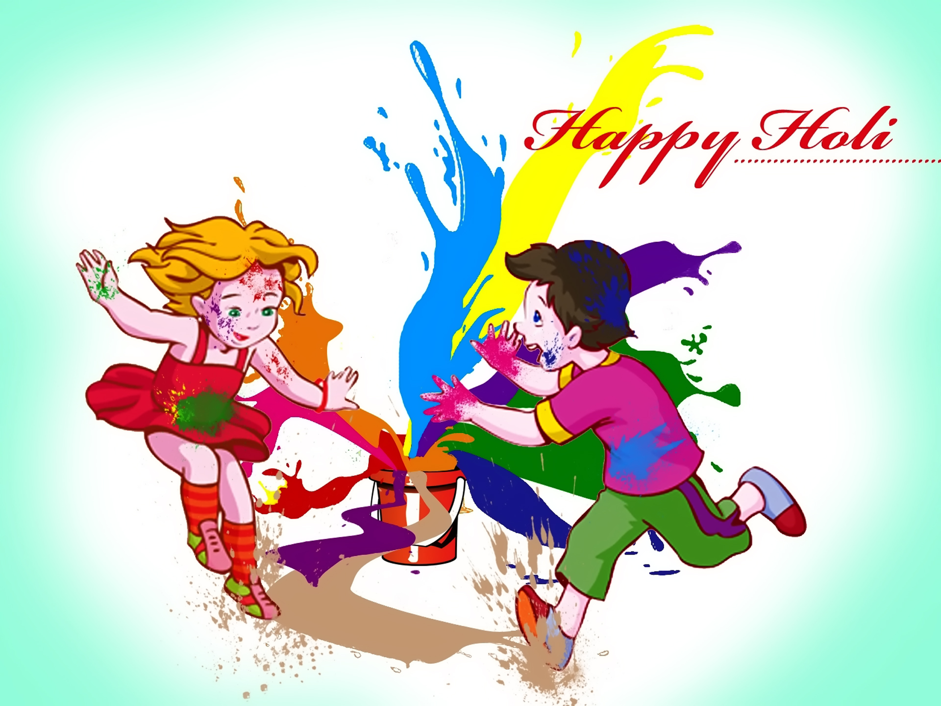 Happy Holi Hd Wallpapers - Profile Pic Of Holi - HD Wallpaper 