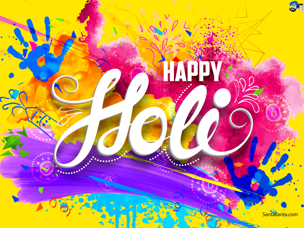 Happy Holi My Love - HD Wallpaper 