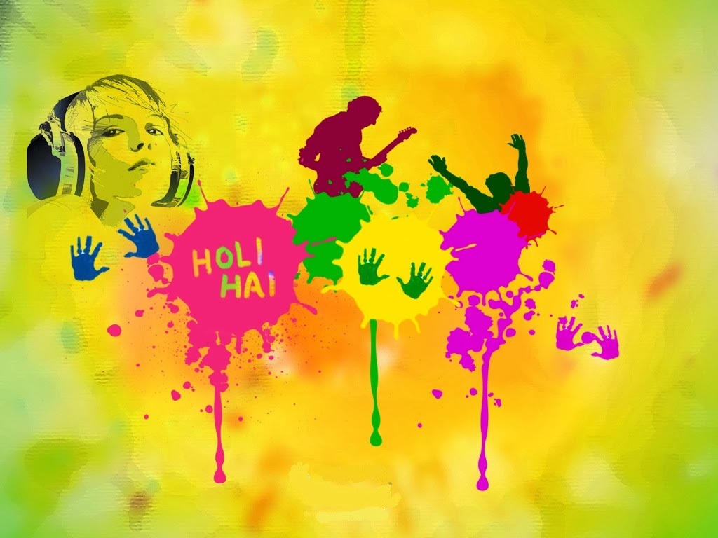 Festival Holi Wallpaper - Happy Holi Hd Background - HD Wallpaper 