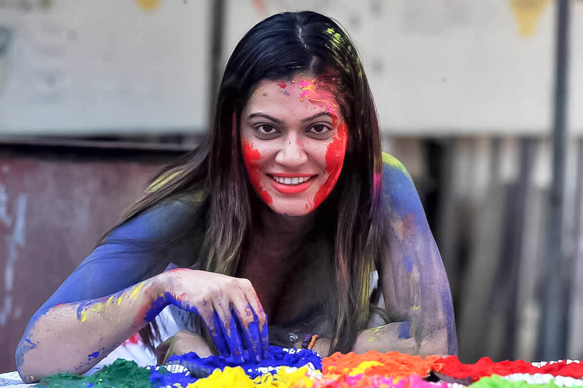 Bollywood Payal Rohatgi Holi Wallpaper Holi Celebration - HD Wallpaper 