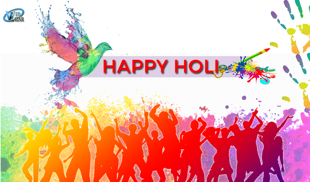 Happy Holi Banner - HD Wallpaper 