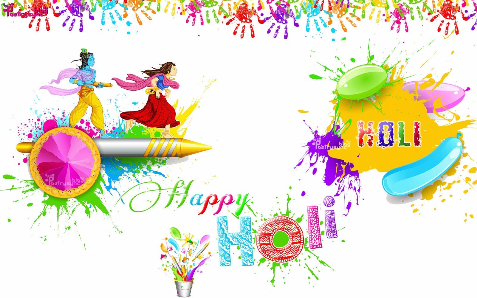 Holi Colors Hd Wallpaper 2019 - HD Wallpaper 