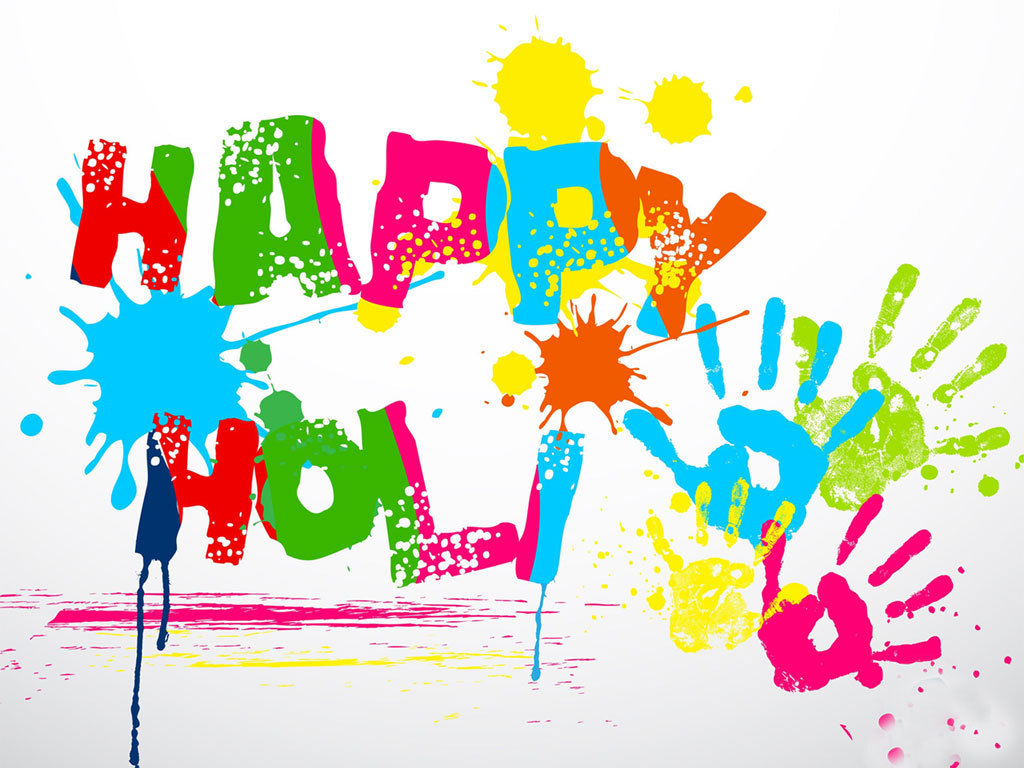 Holi Wishes Wallpaper - HD Wallpaper 