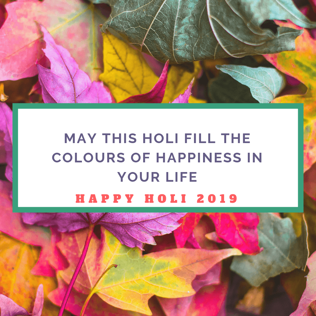 Happy Holi Wishes - Holi Image 2019 Flower - HD Wallpaper 