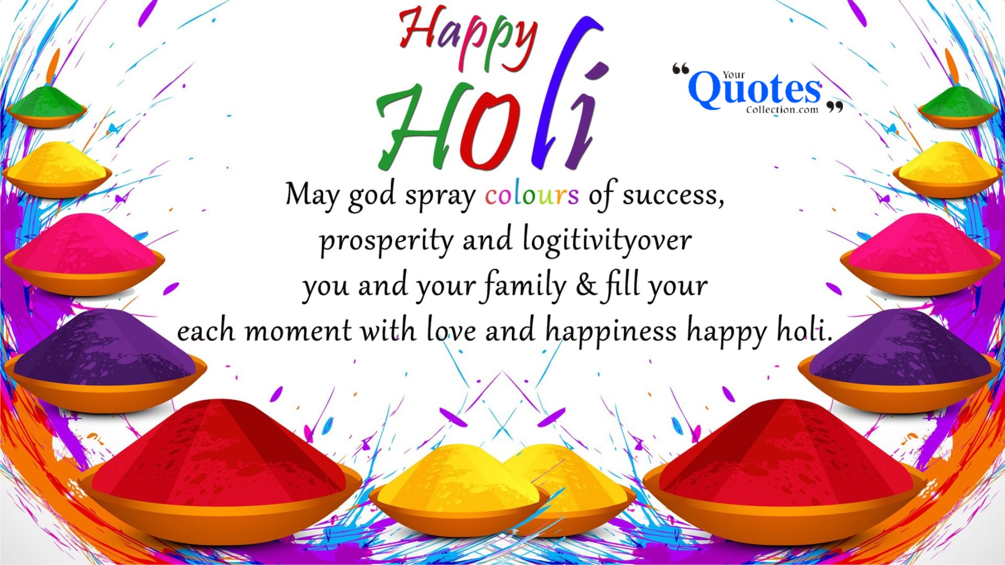 Happy Holi Message, Happy Holi Wishes, Happy Holi - HD Wallpaper 