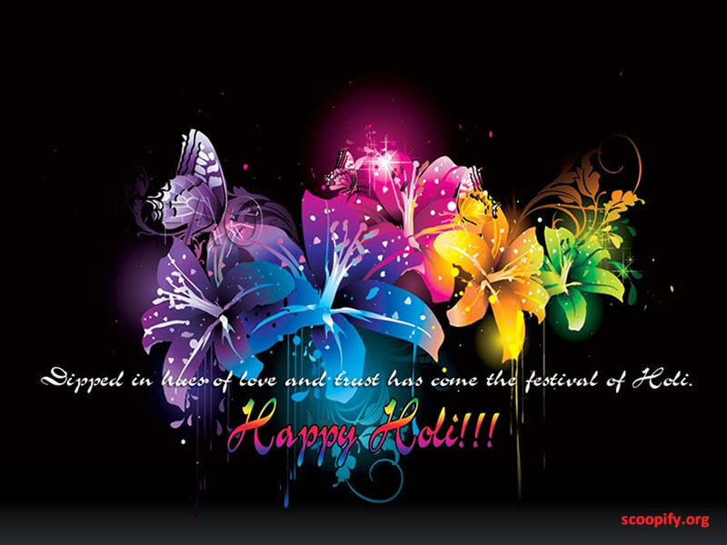 Holi Wishes-8 - HD Wallpaper 