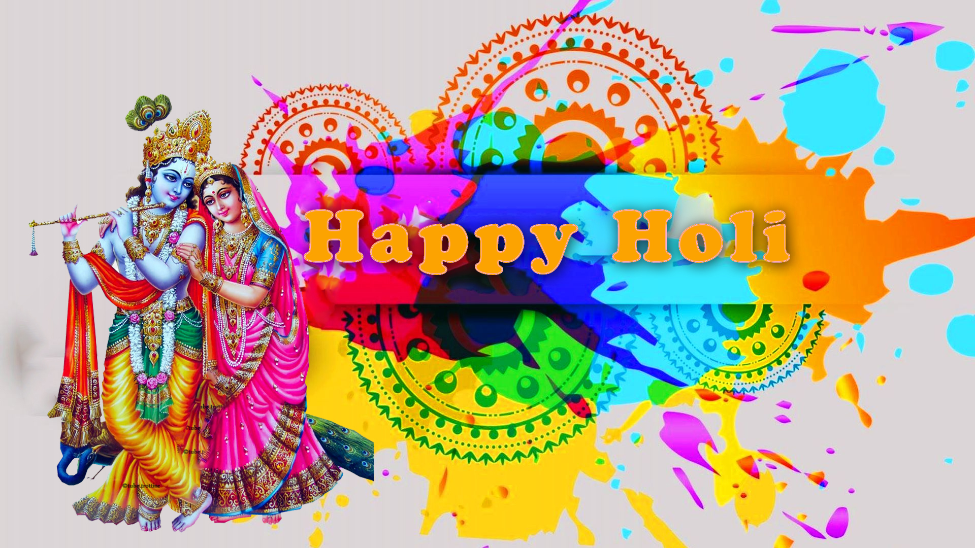 Happy Holi Love Sms Wishes Quotes Image - Holi Images Hd 2019 - HD Wallpaper 