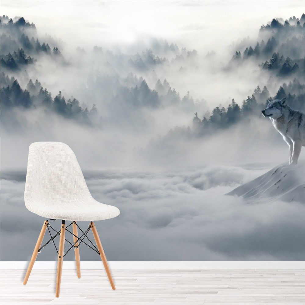 Wolf Wallpaper In The Mountains - HD Wallpaper 